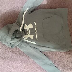 Under Armour Black Pullover Hoodie with Subtle Logo